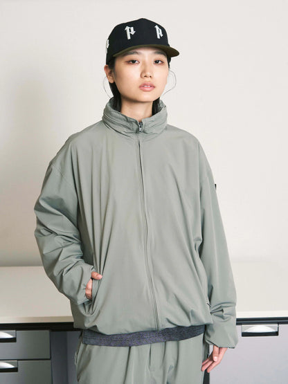 CUSHY FLEECE COLLAR JACKET(GREY)