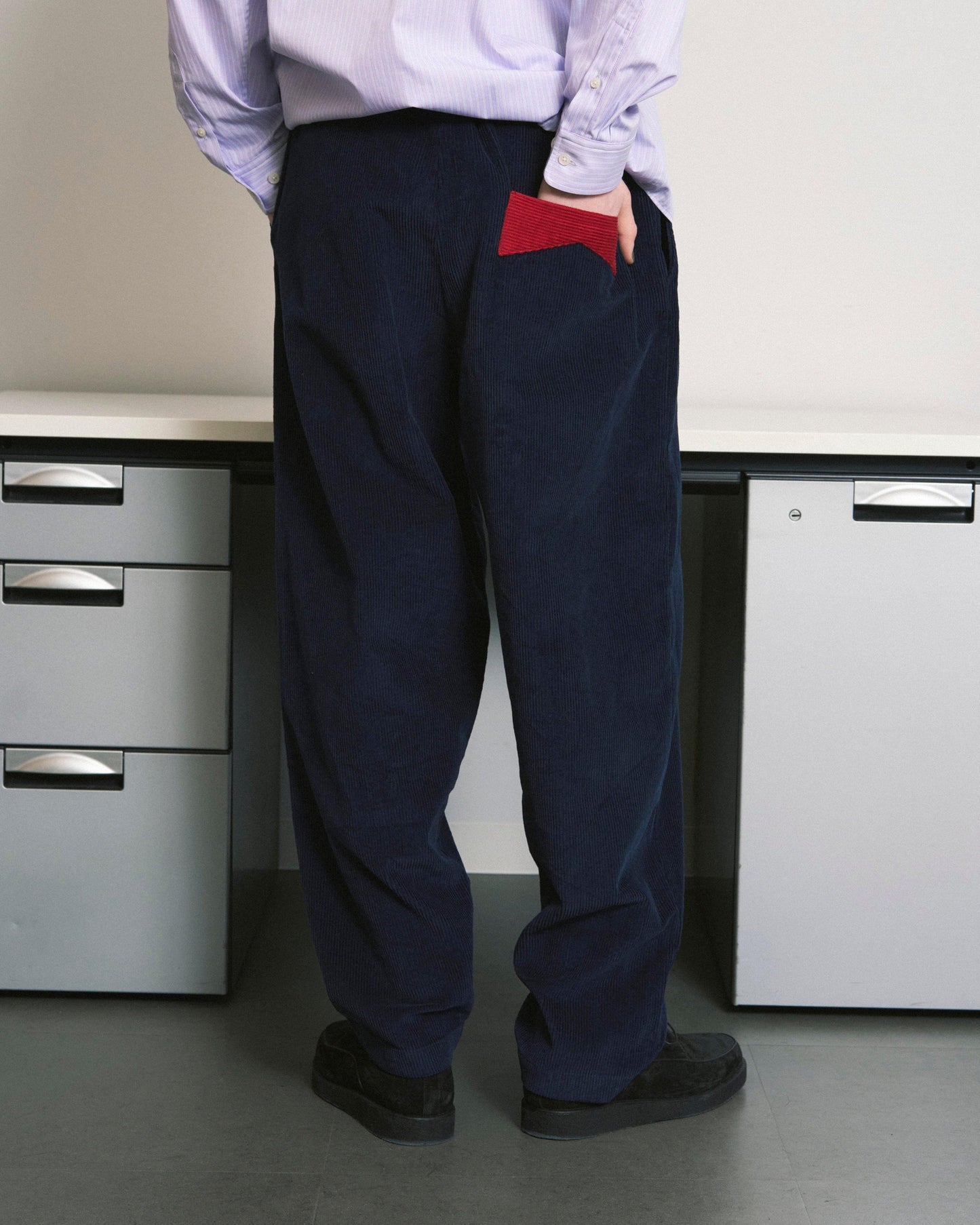 HAMBLETON PANTS CORD (NAVY)