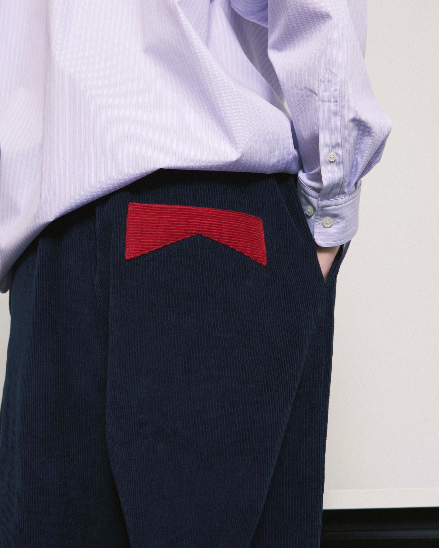 HAMBLETON PANTS CORD (NAVY)
