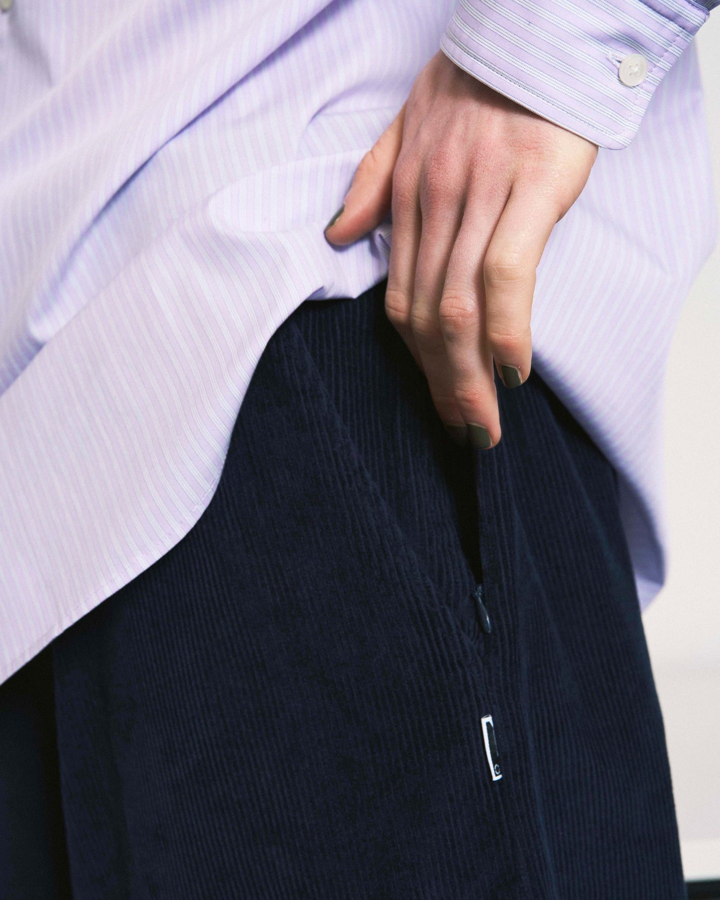 HAMBLETON PANTS CORD (NAVY)