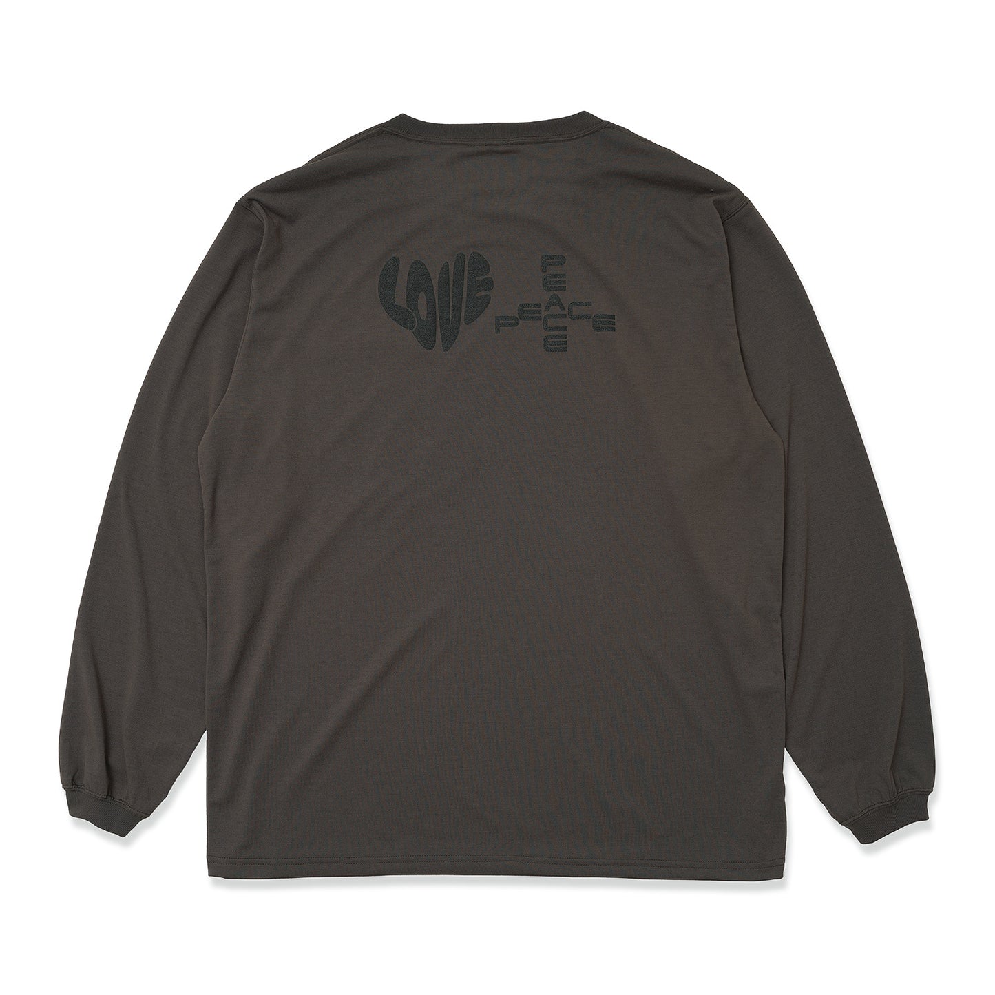 POCKET LS TEE (L&P) DARK GREY