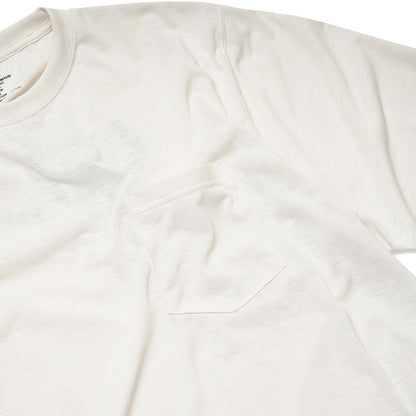 POCKET LS TEE (L&P) OFF WHITE