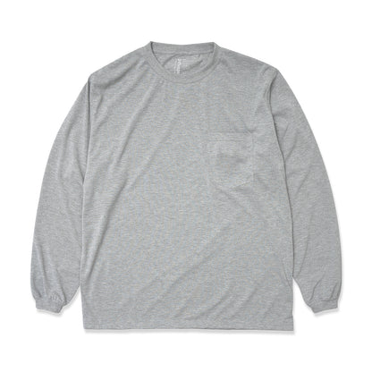 POCKET LS TEE (VITAL) ASH GREY