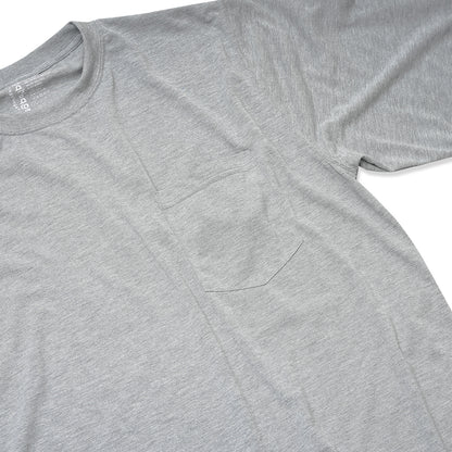 POCKET LS TEE (VITAL) ASH GREY