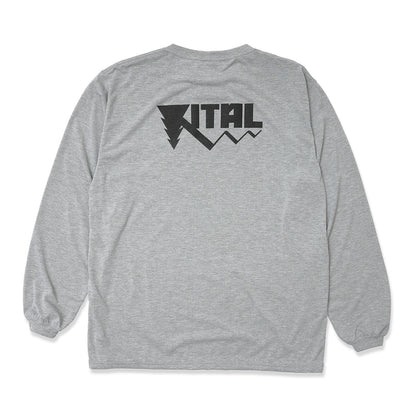 POCKET LS TEE (VITAL) ASH GREY