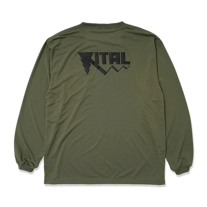 POCKET LS TEE (VITAL) OLIVE