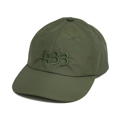 PRE CURVE BRIM 6 PANEL CAP (4:33) OLIVE(OLIVE EMB)