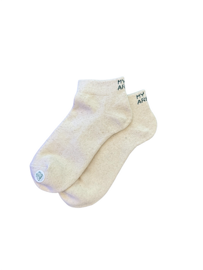 LIGHTNESS ANKLE SOCKS (LINEN BEIGE)