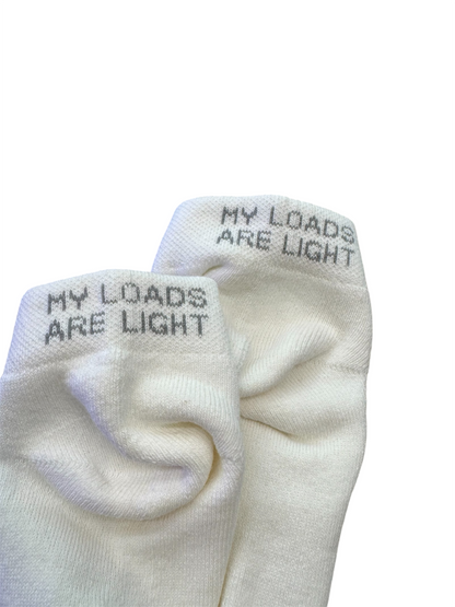 LIGHTNESS ANKLE SOCKS (CLEAN WHITE)