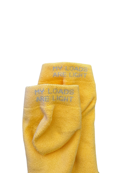 LIGHTNESS ANKLE SOCKS (LIGHT YELLOW)