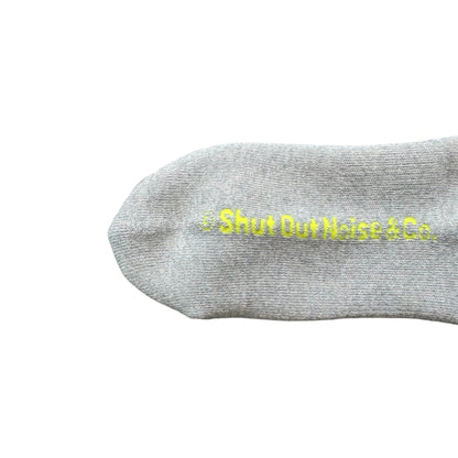 MLALWT : "S,I,T,R,B,Y,B" SOCKS (NEON YELLOW)