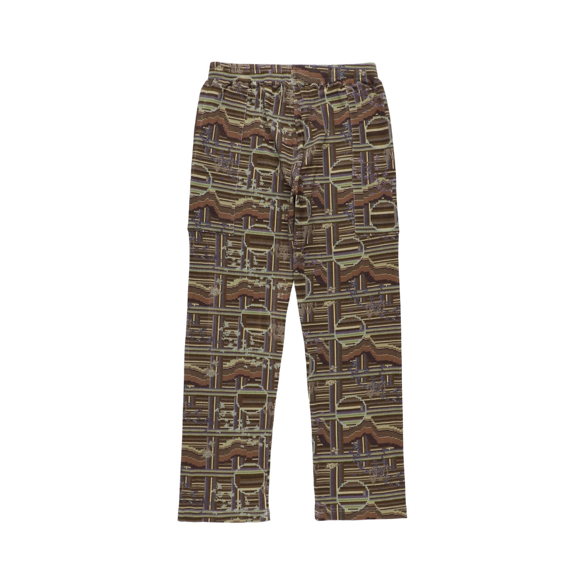 BORDER WAFFLE PANTS (SEPIA)