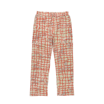 NET WAFFLE PANTS (RED NET)