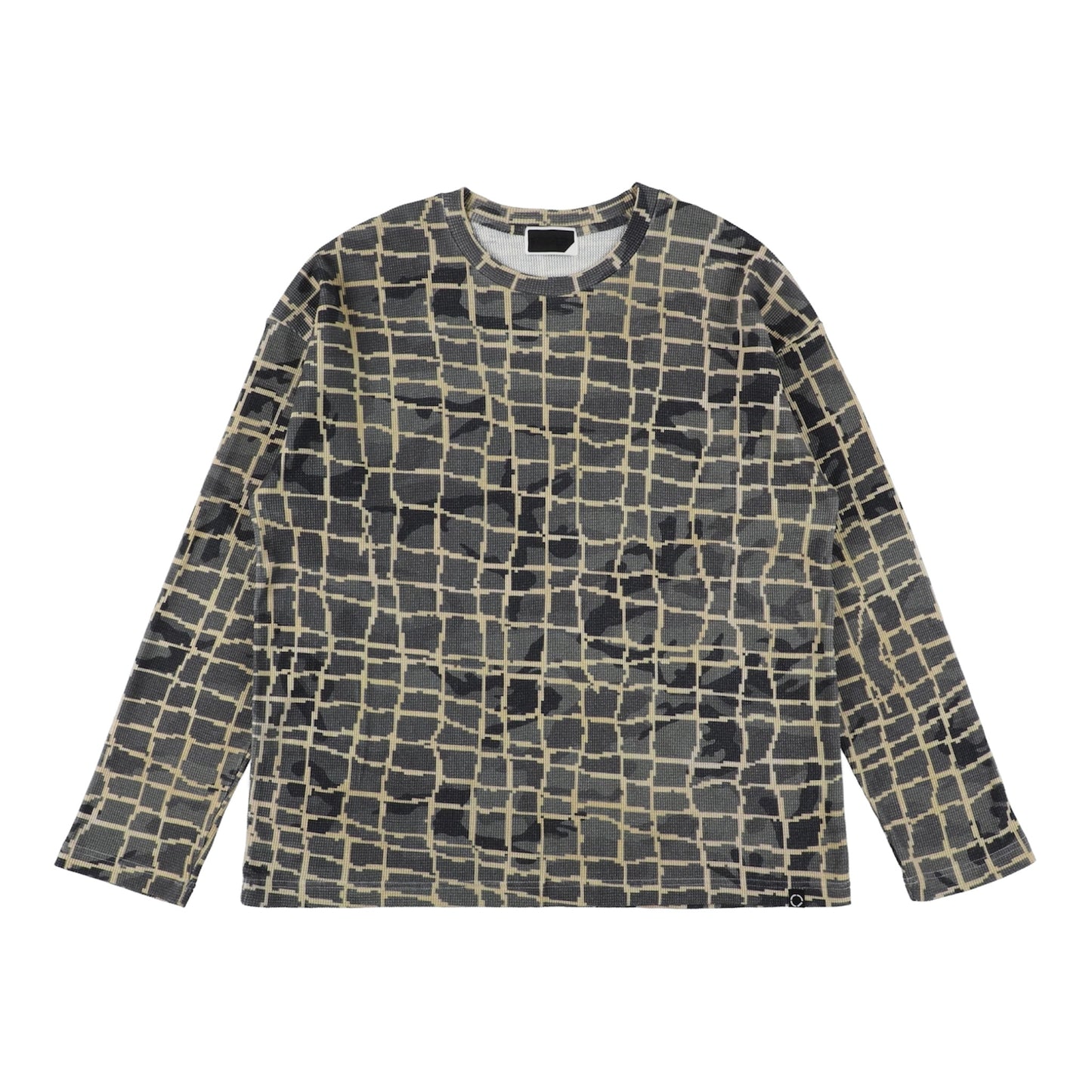 NET L/S WAFFLE THERMAL (BEIGE NET)