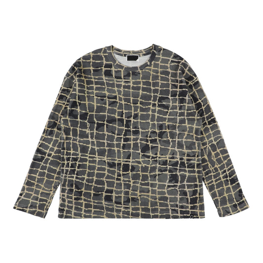 NET L/S WAFFLE THERMAL (BEIGE NET)