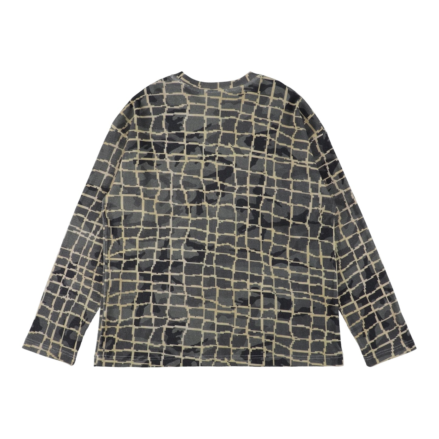 NET L/S WAFFLE THERMAL (BEIGE NET)