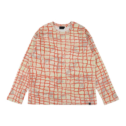 NET L/S WAFFLE THERMAL (RED NET)