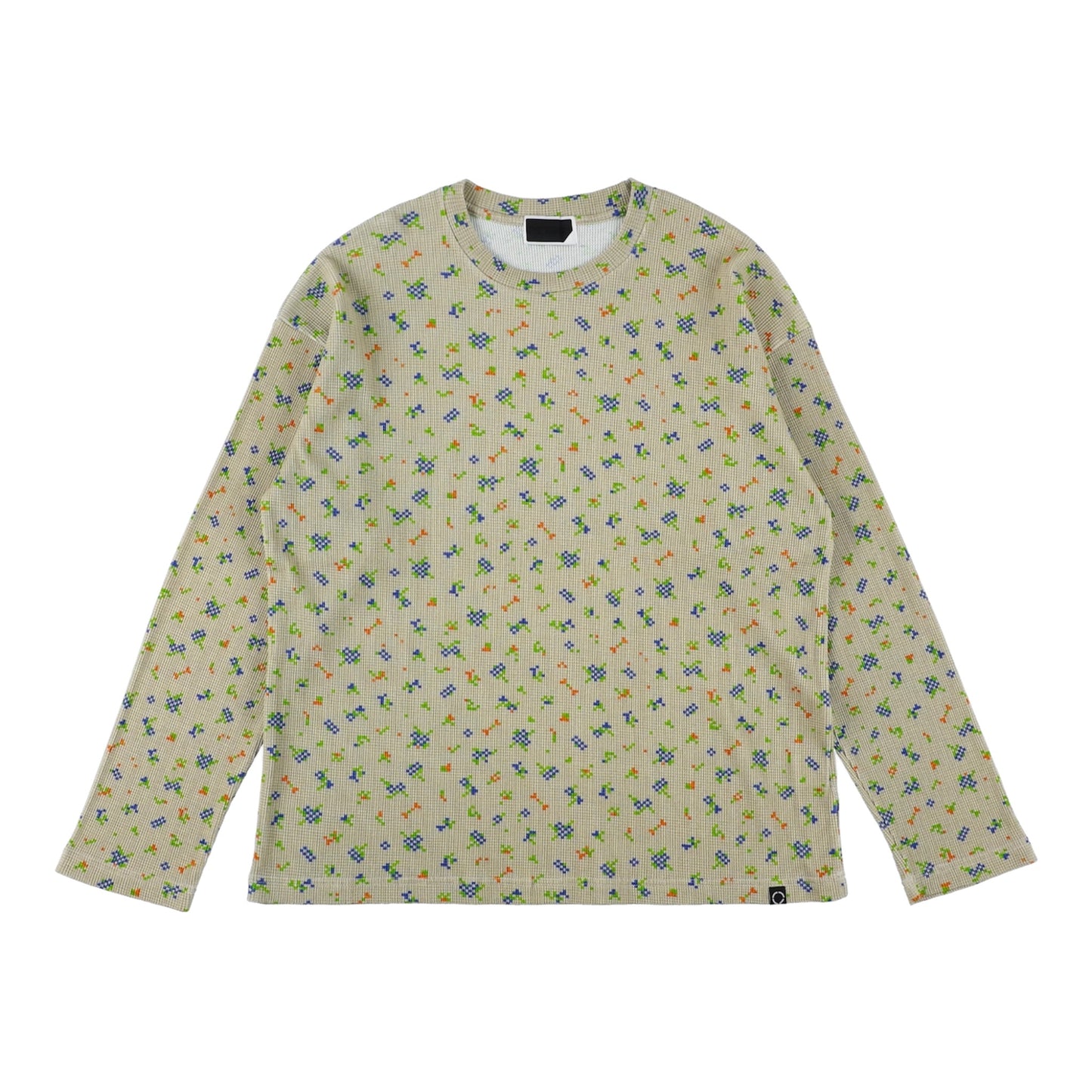 FLOWER L/S WAFFLE THERMAL (BEIGE)
