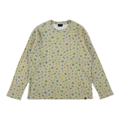 FLOWER L/S WAFFLE THERMAL (BEIGE)