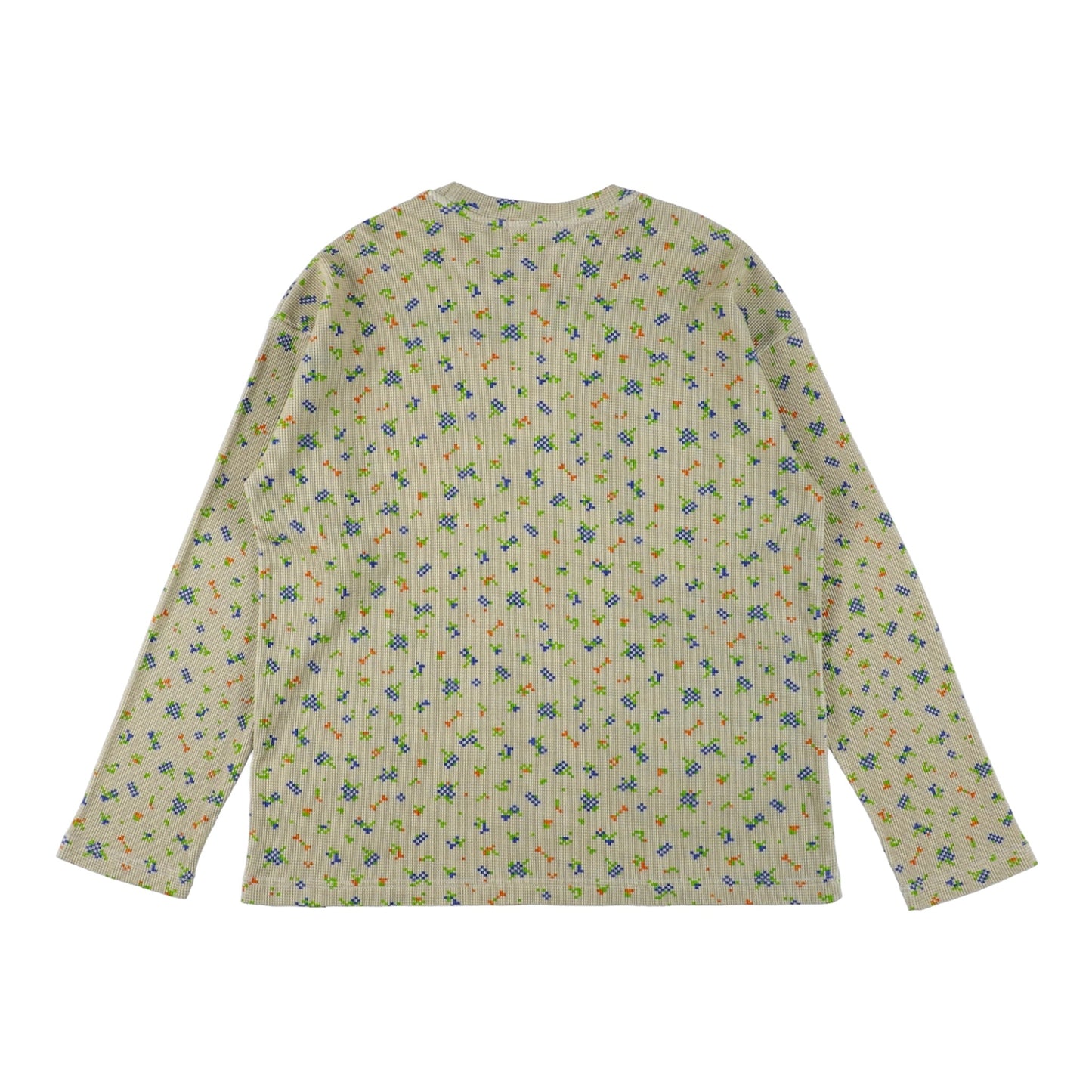FLOWER L/S WAFFLE THERMAL (BEIGE)