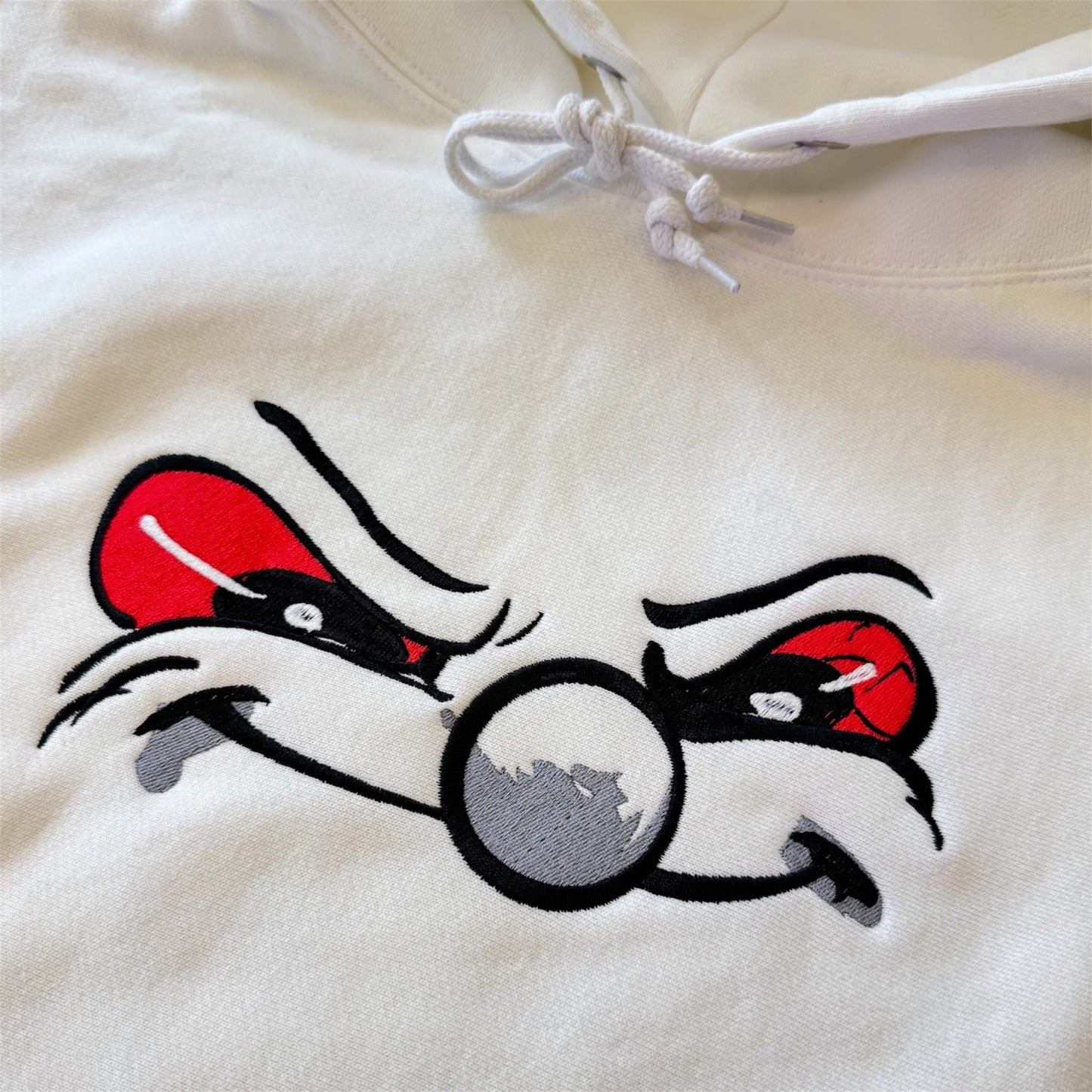 Devil boy face Hoodie (WHITE)