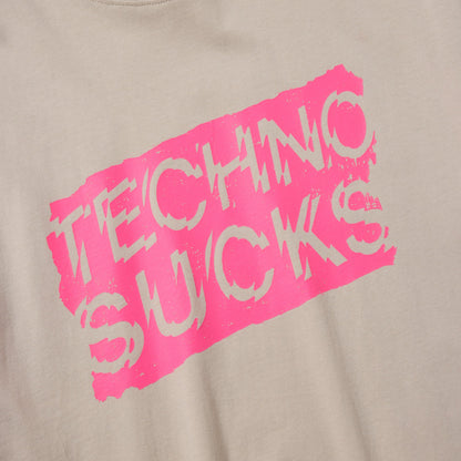 Techno Sucks Short Sleeve Tee (SAND)