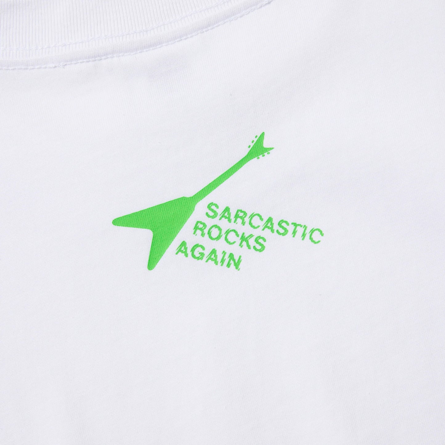Techno Sucks Short Sleeve Tee (WHITE)