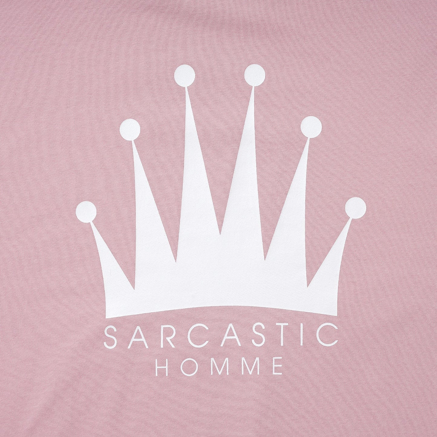 Homme Crown Short Sleeve Tee (L.Pink)