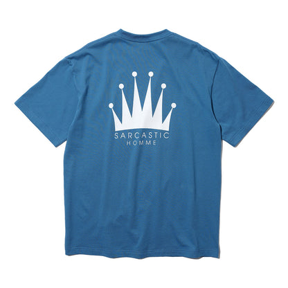 Homme Crown Short Sleeve Tee (S.Blue)