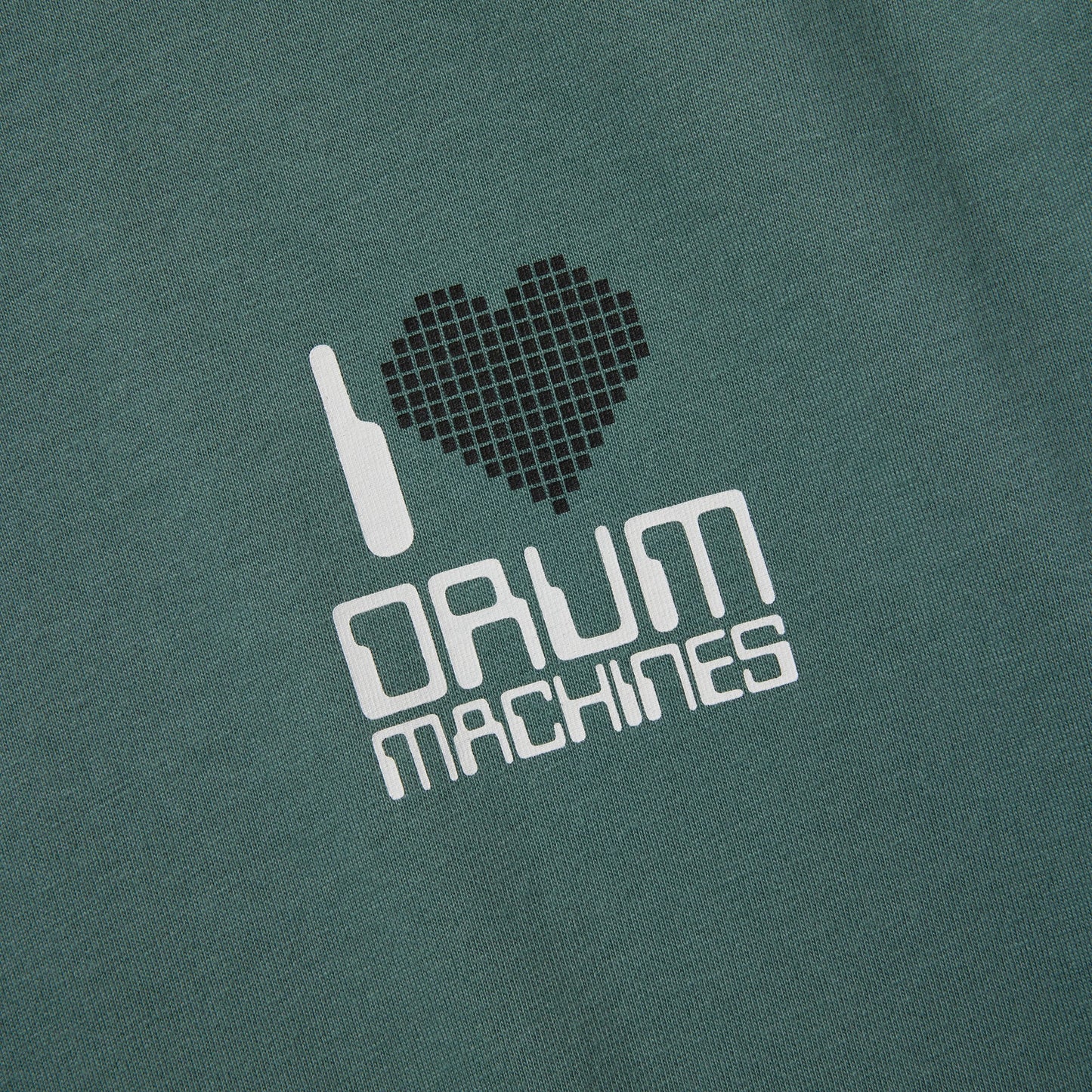 I Love Drum Machines Short Sleeve Tee (B.GREEN)