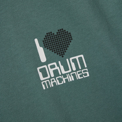 I Love Drum Machines Short Sleeve Tee (B.GREEN)