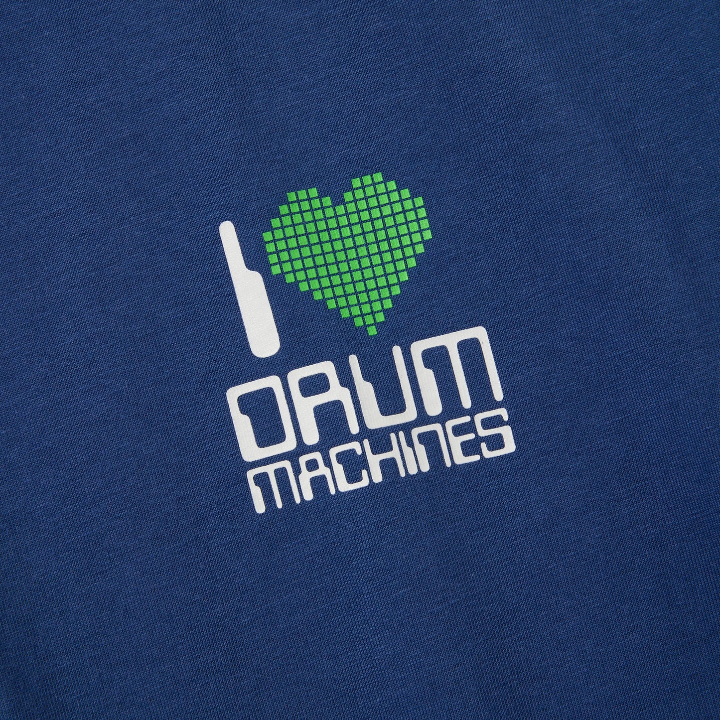 I Love Drum Machines Short Sleeve Tee (M.BLUE)
