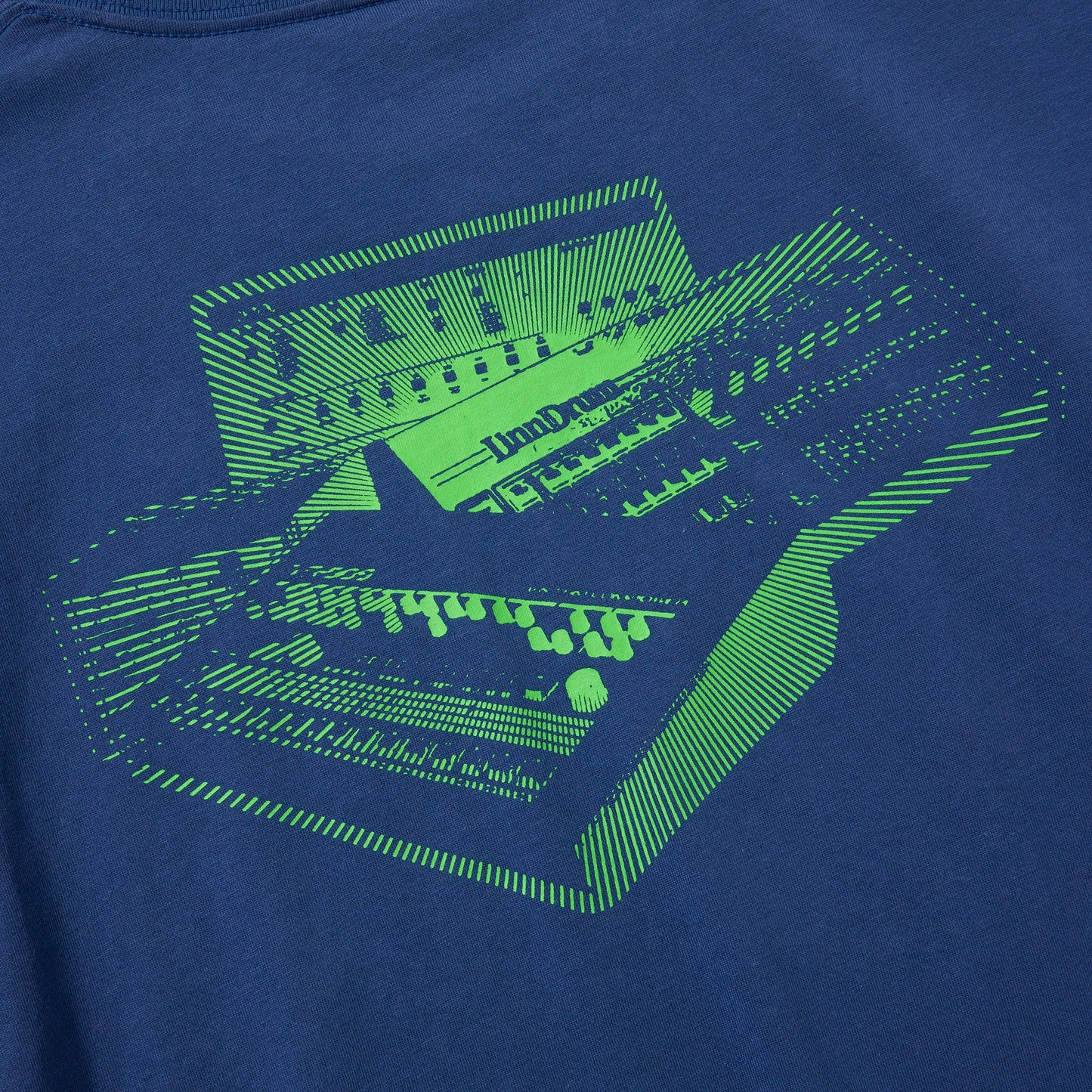 I Love Drum Machines Short Sleeve Tee (M.BLUE)
