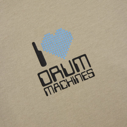 I Love Drum Machines Short Sleeve Tee (SAND)