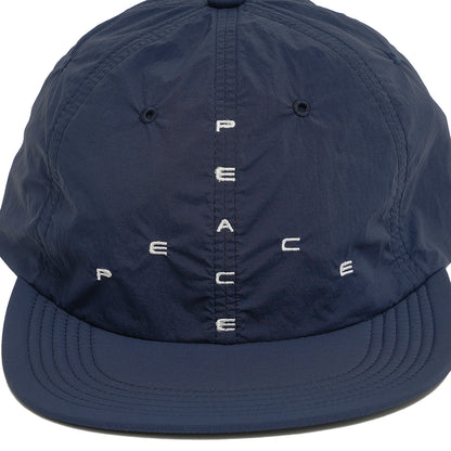 SOFT BRIM 6 PANEL CAP (BIG PEACE) NAVY