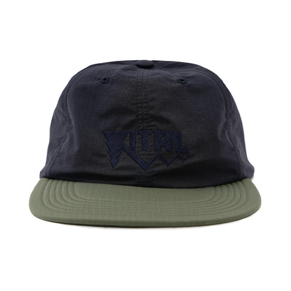 SOFT BRIM 6 PANEL CAP (VITAL) NAVY