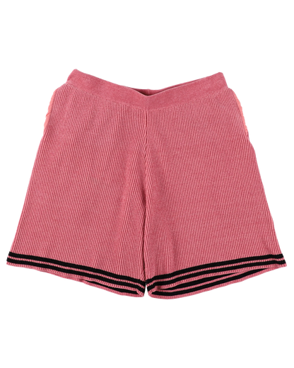 CORDY KNIT SHORTS (PINK)