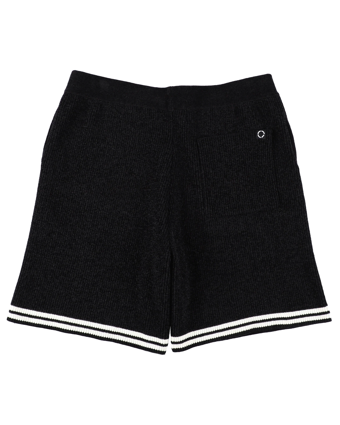 CORDY KNIT SHORTS (BLACK)