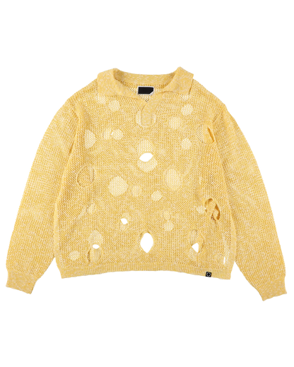 HOLE KNIT SKIPPER (YELLOW)