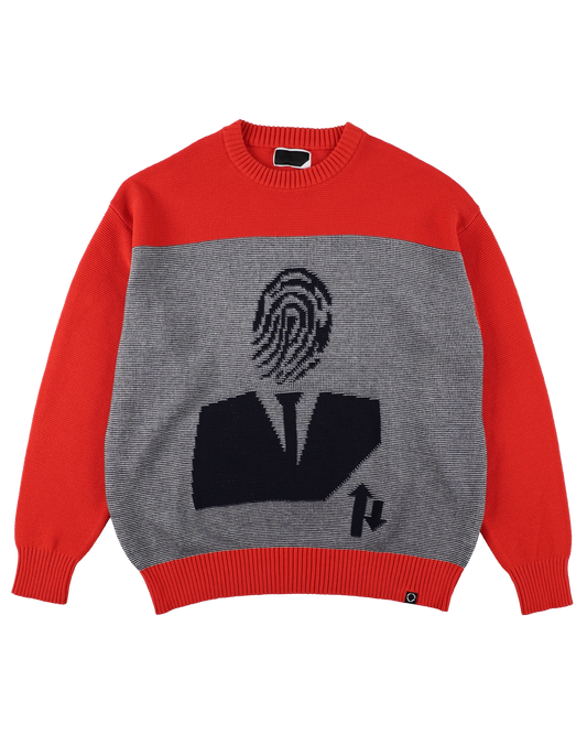 AGENT KNIT SWEATER (RED)