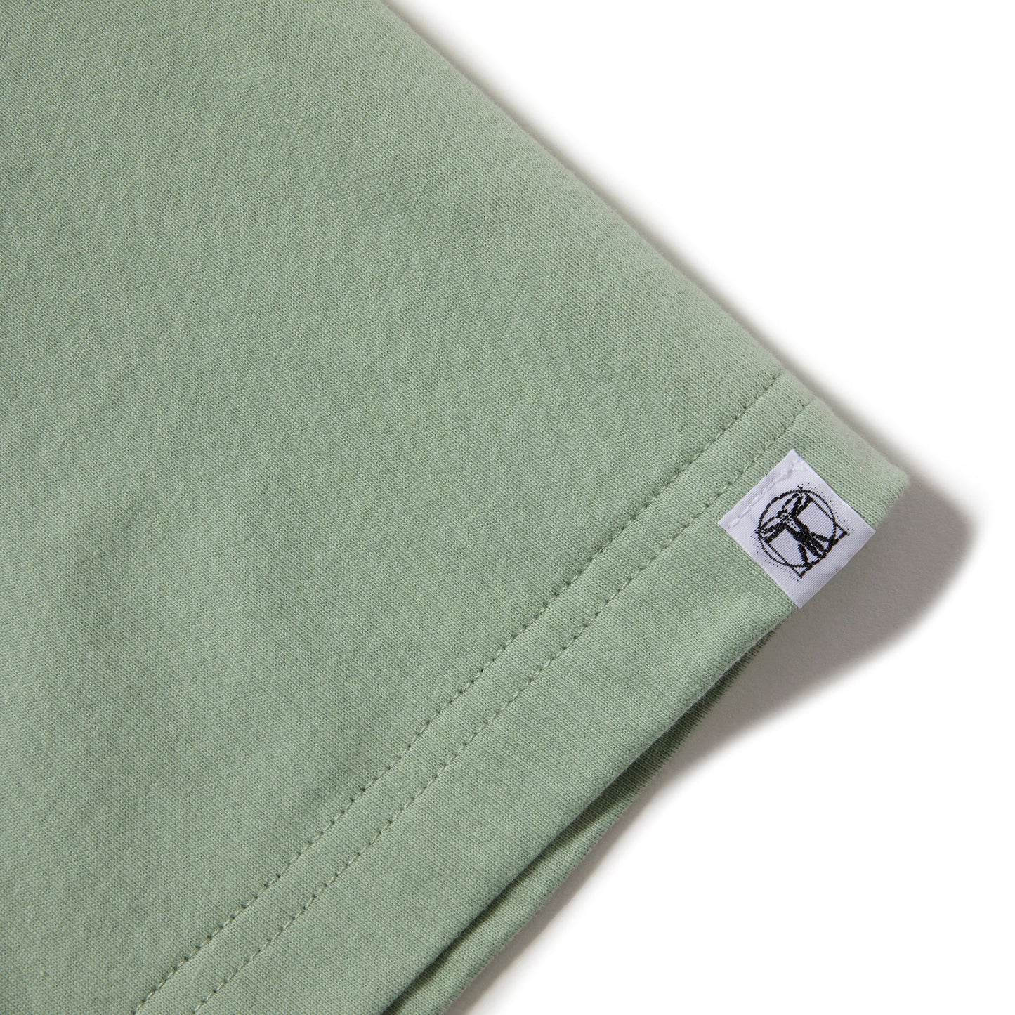 S/S PRINT TEE (BLOCKHEADS) M.GREEN