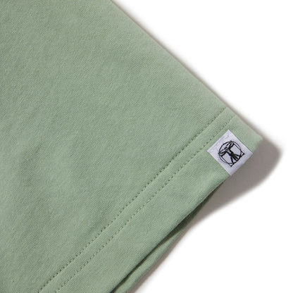 S/S PRINT TEE (BLOCKHEADS) M.GREEN