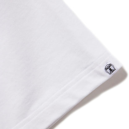 S/S PRINT TEE (VOICES SCARY) WHITE