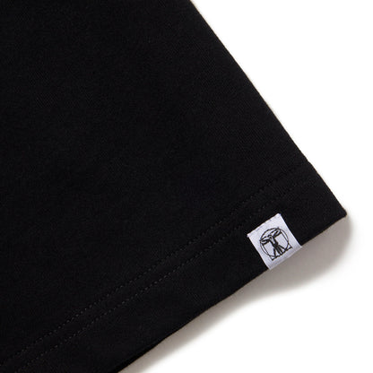 S/S PRINT TEE (VOICES SCARY) BLACK/GREEN